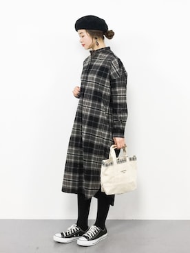 isaさん（レディース・155cm）の冬コーディネート