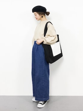 isaさん（レディース・155cm）の冬コーディネート