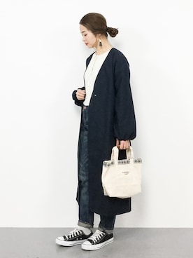 isaさん（レディース・155cm）の冬コーディネート