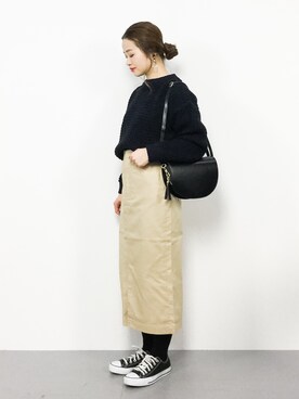 isaさん（レディース・155cm）の冬コーディネート