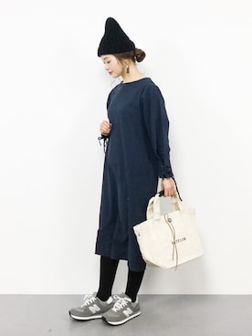 isaさん（レディース・155cm）の冬コーディネート