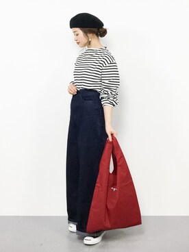 isaさん（レディース・155cm）の冬コーディネート