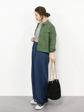 isaさん（レディース・155cm）の冬コーディネート