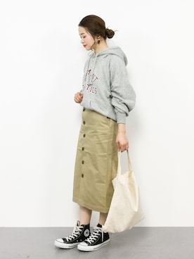 isaさん（レディース・155cm）の冬コーディネート