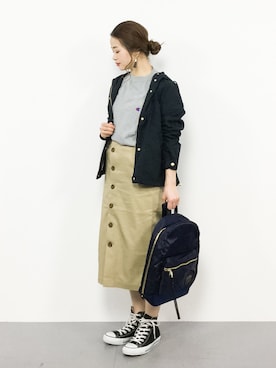 isaさん（レディース・155cm）の冬コーディネート