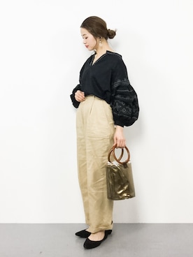 isaさん（レディース・155cm）の冬コーディネート