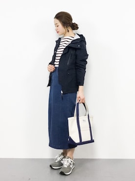 isaさん（レディース・155cm）の冬コーディネート