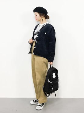 isaさん（レディース・155cm）の冬コーディネート