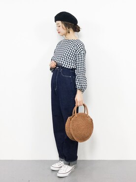 isaさん（レディース・155cm）の冬コーディネート