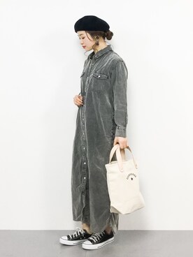 isaさん（レディース・155cm）の冬コーディネート