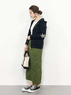 isaさん（レディース・155cm）の冬コーディネート