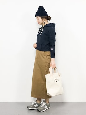 isaさん（レディース・155cm）の冬コーディネート