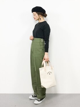 isaさん（レディース・155cm）の冬コーディネート