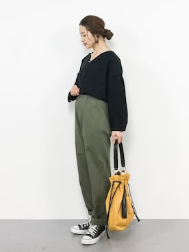 isaさん（レディース・155cm）の冬コーディネート