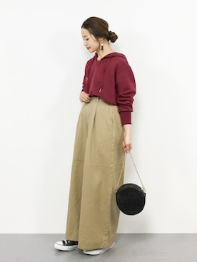 isaさん（レディース・155cm）の冬コーディネート