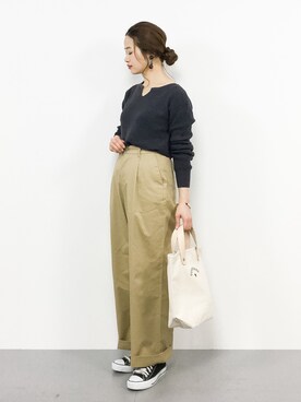 isaさん（レディース・155cm）の冬コーディネート