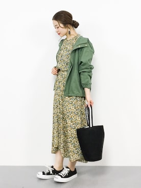 isaさん（レディース・155cm）の冬コーディネート