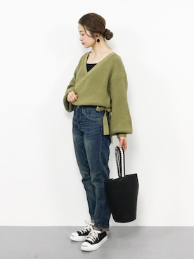 isaさん（レディース・155cm）の冬コーディネート