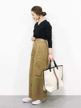 isaさん（レディース・155cm）の冬コーディネート