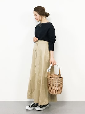 isaさん(レディース・155cm)の冬コーディネート