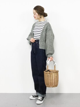 isaさん（レディース・155cm）の冬コーディネート