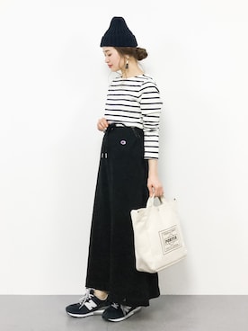 isaさん（レディース・155cm）の冬コーディネート