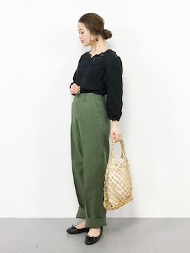 isaさん（レディース・155cm）の冬コーディネート