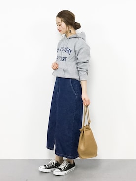 isaさん(レディース・155cm)の冬コーディネート