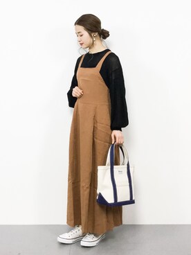 isaさん（レディース・155cm）の春コーディネート