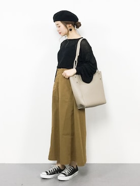 isaさん（レディース・155cm）の冬コーディネート