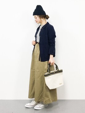 isaさん（レディース・155cm）の春コーディネート