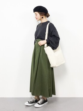 isaさん（レディース・155cm）の春コーディネート