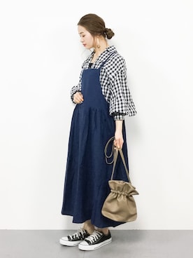 isaさん（レディース・155cm）の春コーディネート