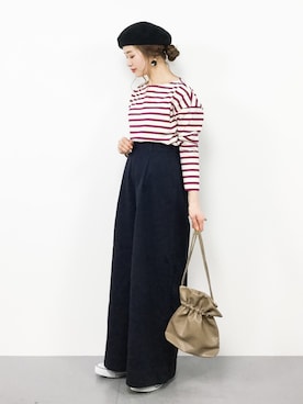 isaさん（レディース・155cm）の春コーディネート