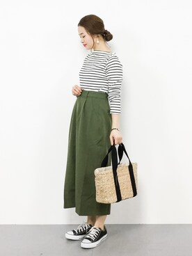 isaさん（レディース・155cm）の春コーディネート