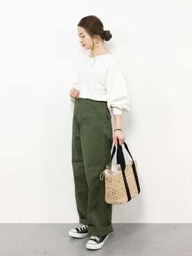 isaさん（レディース・155cm）の春コーディネート