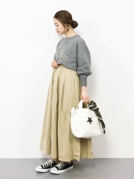 isaさん（レディース・155cm）の春コーディネート