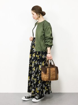 isaさん（レディース・155cm）の春コーディネート