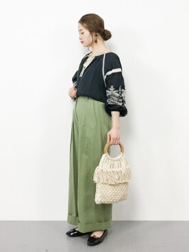 isaさん（レディース・155cm）の春コーディネート