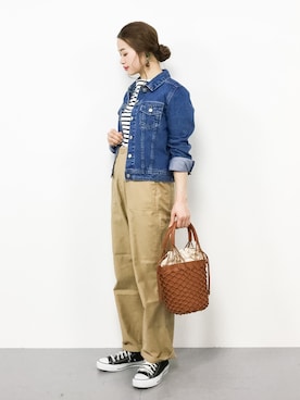 isaさん（レディース・155cm）の春コーディネート