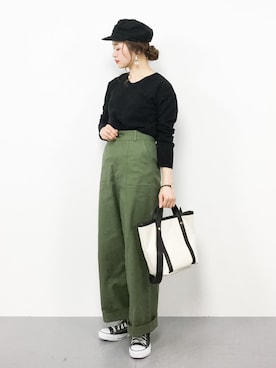 isaさん（レディース・155cm）の春コーディネート