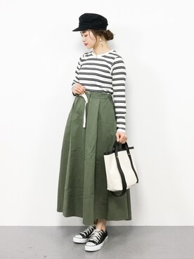 isaさん（レディース・155cm）の春コーディネート