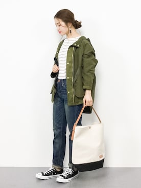 isaさん（レディース・155cm）の春コーディネート