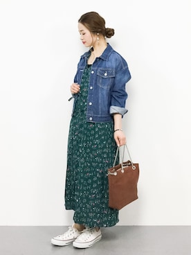 isaさん（レディース・155cm）の春コーディネート