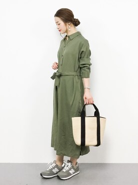 isaさん（レディース・155cm）の春コーディネート