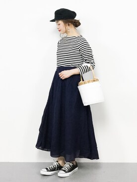 isaさん（レディース・155cm）の春コーディネート