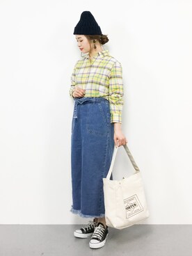 isaさん（レディース・155cm）の春コーディネート