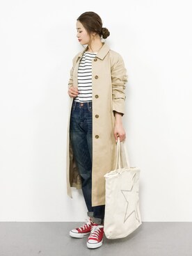 isaさん（レディース・155cm）の春コーディネート