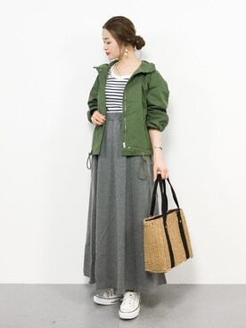 isaさん（レディース・155cm）の春コーディネート