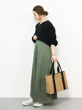 isaさん（レディース・155cm）の春コーディネート